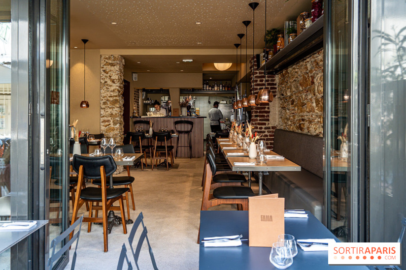 Fana Bistrot, le restaurant bistronomique du 18e avec terrasse et vue Sacré Cœur -  salle