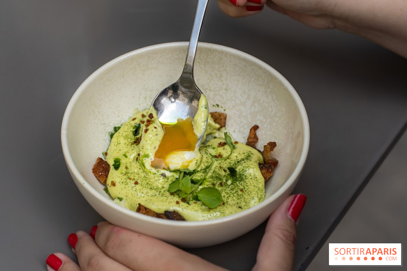 Fana Bistrot, le restaurant bistronomique du 18e avec terrasse et vue Sacré Cœur -  oeuf parfait