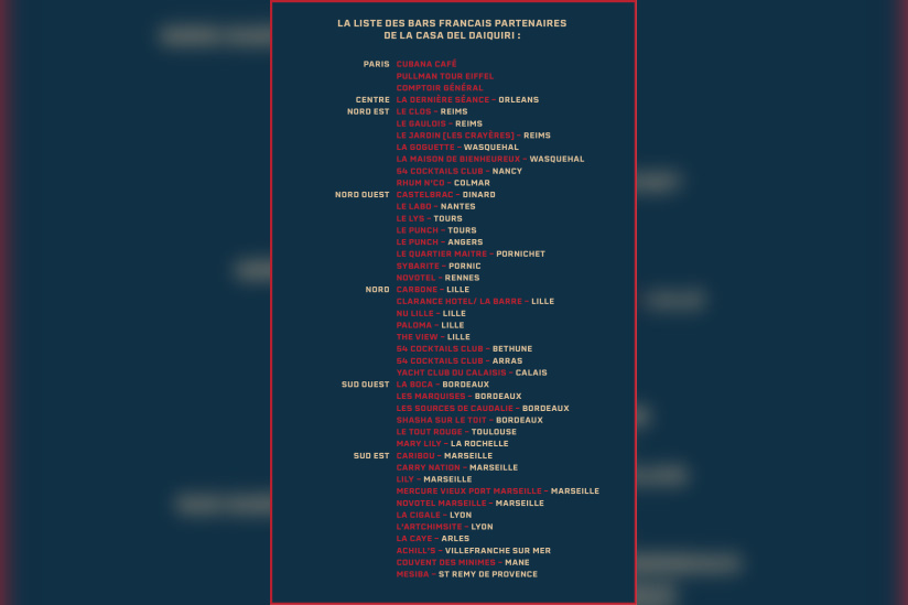 LA DAIQUIRI WEEK FAIT SON GRAND RETOUR DU 12 AU 21 JUILLET !