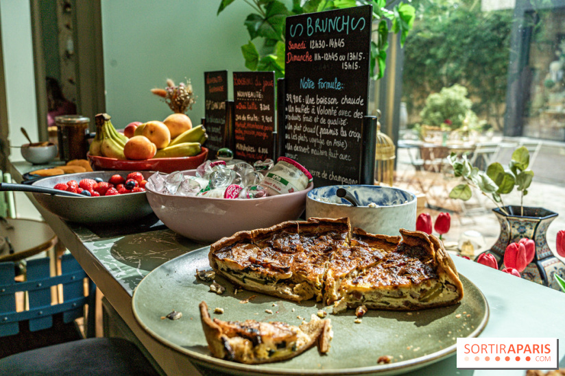 Le brunch à volonté de Chez Molly à Versailles dans les Yvelines - 78 -  quiche