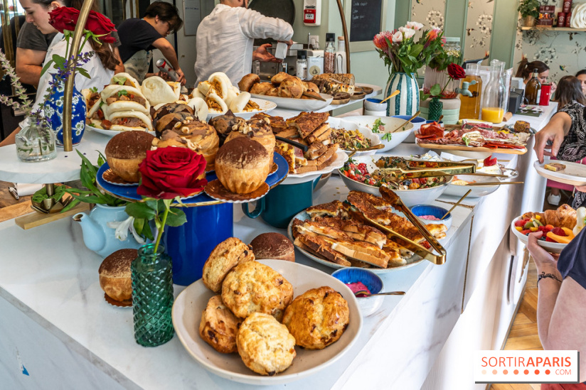 Le brunch à volonté de Chez Molly à Versailles dans les Yvelines - 78 -  buffet à volonté