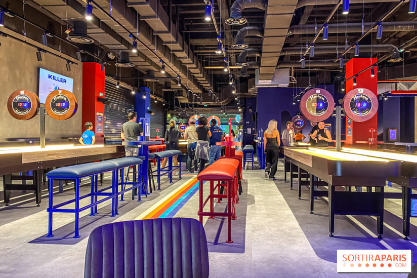 Shuffled, l'enseigne de shuffleboard à Boom Boom Villette - IMG 8552