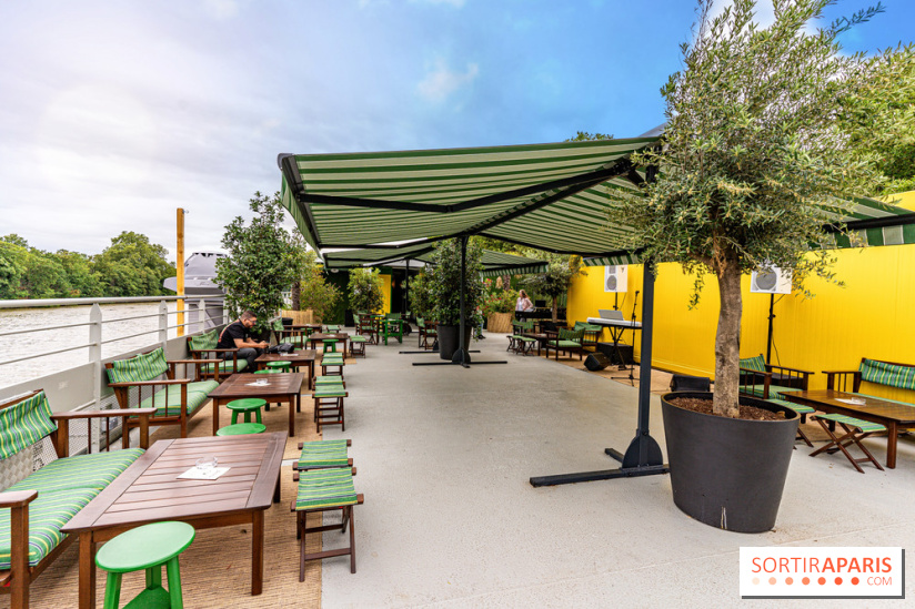 La terrasse de la péniche Maison Jaune à Boulogne façon guinguette - les photos - 8E0C7805 BEAF 4702 B04D 6ACB57094F82