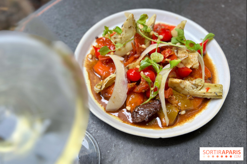 Le Potager, Roch Hotel & Spa - Poivrons et artichauts marinés