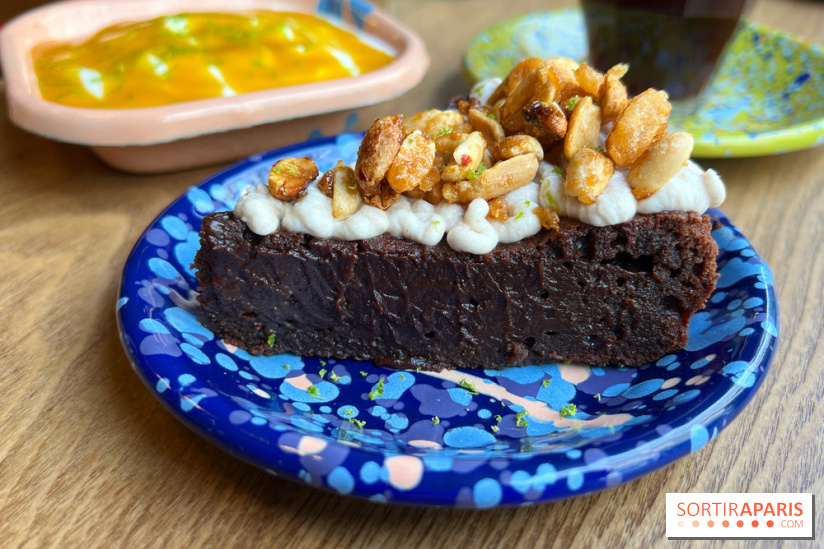 Restaurant Oté - Fondant chocolat, crème dakatine