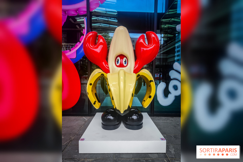 Les homards de l'artiste pop Philip Colbert envahissent la Station F pour une expo gratuite insolite - IMG20240708163350