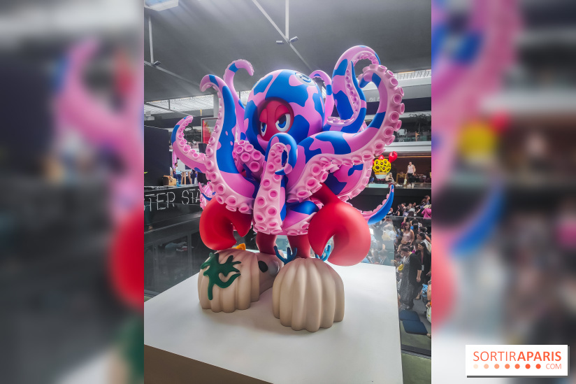 Les homards de l'artiste pop Philip Colbert envahissent la Station F pour une expo gratuite insolite - IMG20240708164402