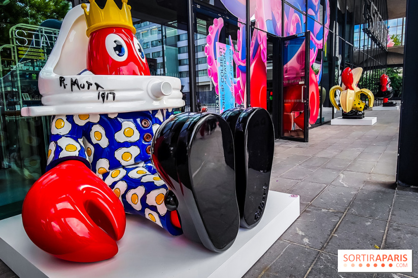 Les homards de l'artiste pop Philip Colbert envahissent la Station F pour une expo gratuite insolite - IMG20240708174729