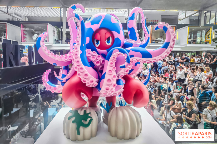 Les homards de l'artiste pop Philip Colbert envahissent la Station F pour une expo gratuite insolite - IMG20240708164351