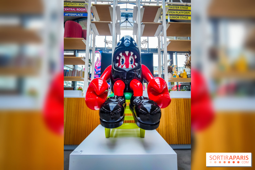 Les homards de l'artiste pop Philip Colbert envahissent la Station F pour une expo gratuite insolite - IMG20240708164809