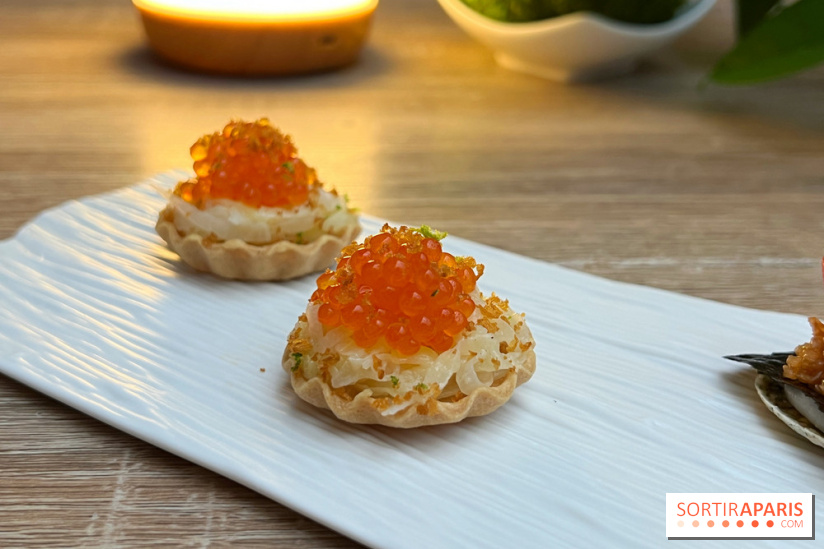 ERH - Oeuf de truite, poutargue, poireaux