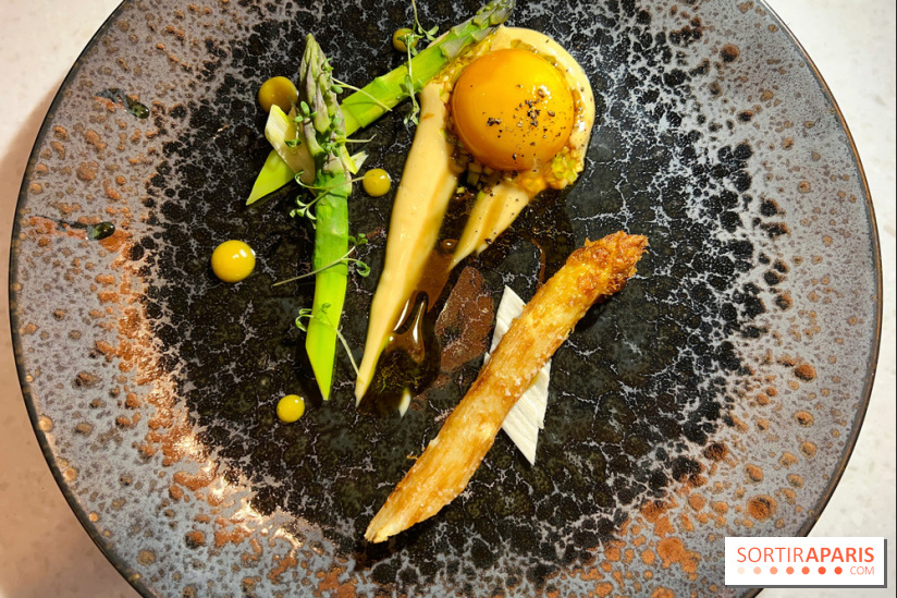 ERH - Asperge verte et blanche, miso blanc