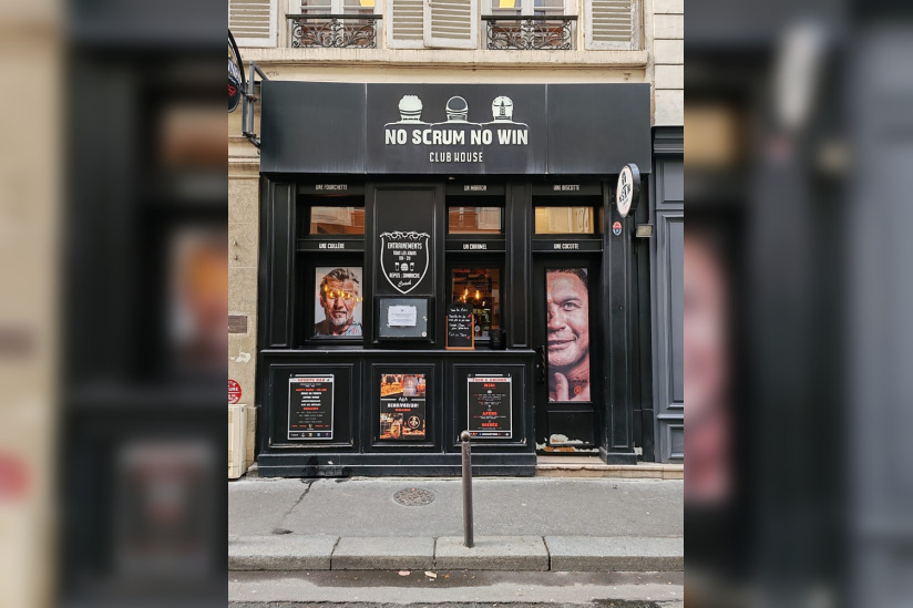 No Scrum No Win Godot Paris 9ème - restaurant bar sportif no scrum no win paris 9 facade