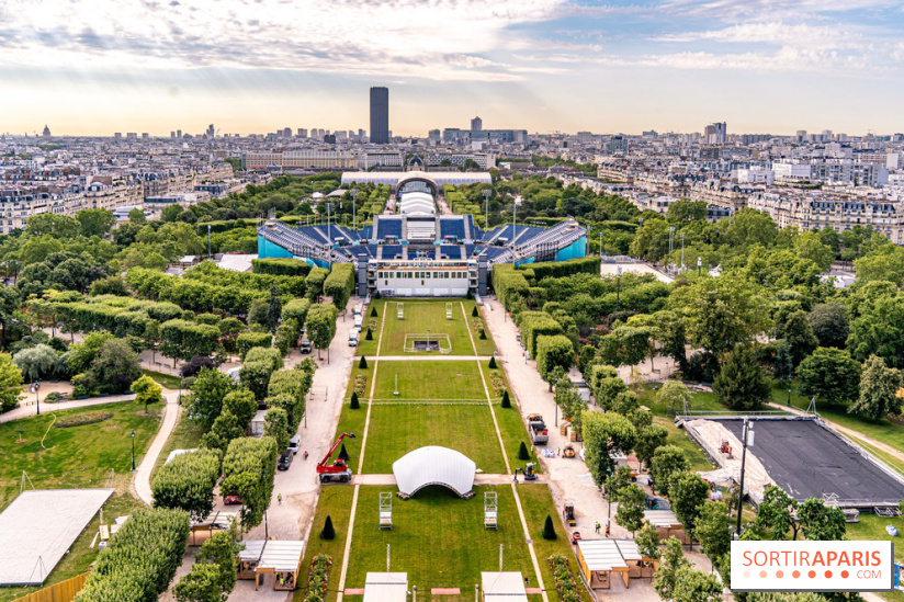 La terrasse sur la Tour Eiffel 2024 en mode JO Paris 2024 - les photos