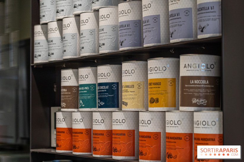 Angiolo, le glacier de Saint-Germain-des-Près - les photos -  pots de glaces