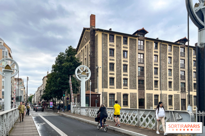 Pont levant rue de Crimée