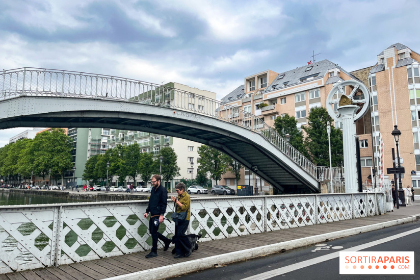 Pont levant rue de Crimée