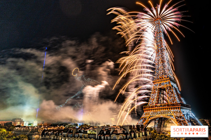 Feu d'artifice du 14 juillet de Paris 2024, les photos