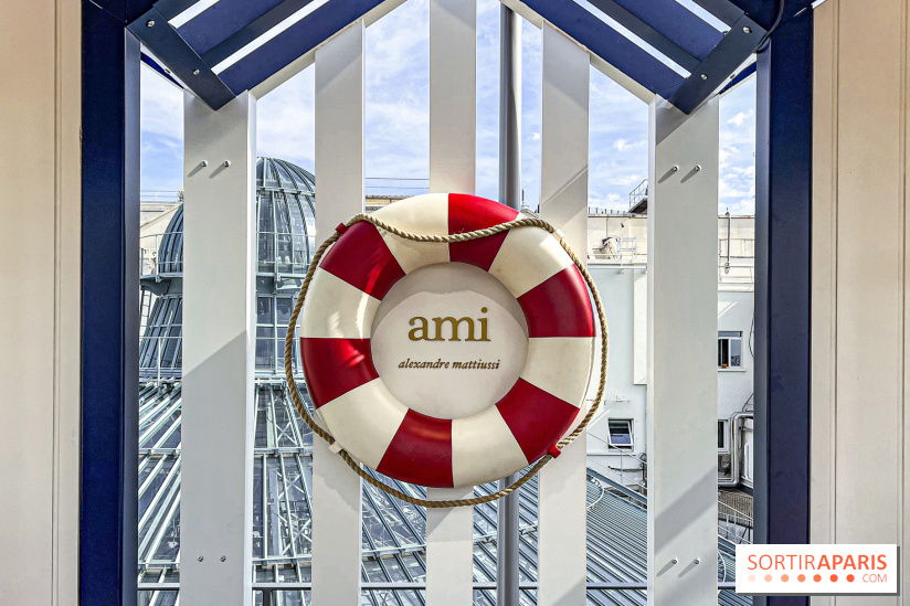 AMI Paris aux Galeries Lafayette Haussmann : pop ups, glacier et crêperie AMI par Julien Sebbag - image00080