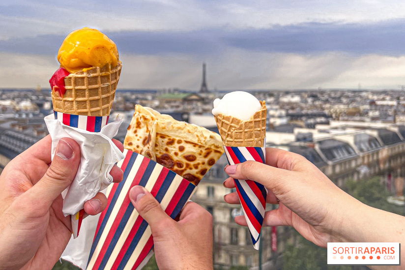 AMI Paris aux Galeries Lafayette Haussmann : pop ups, glacier et crêperie AMI par Julien Sebbag - image00108