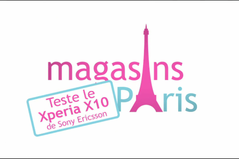 Magasins Paris teste l'Xperia X10 - Episode 2