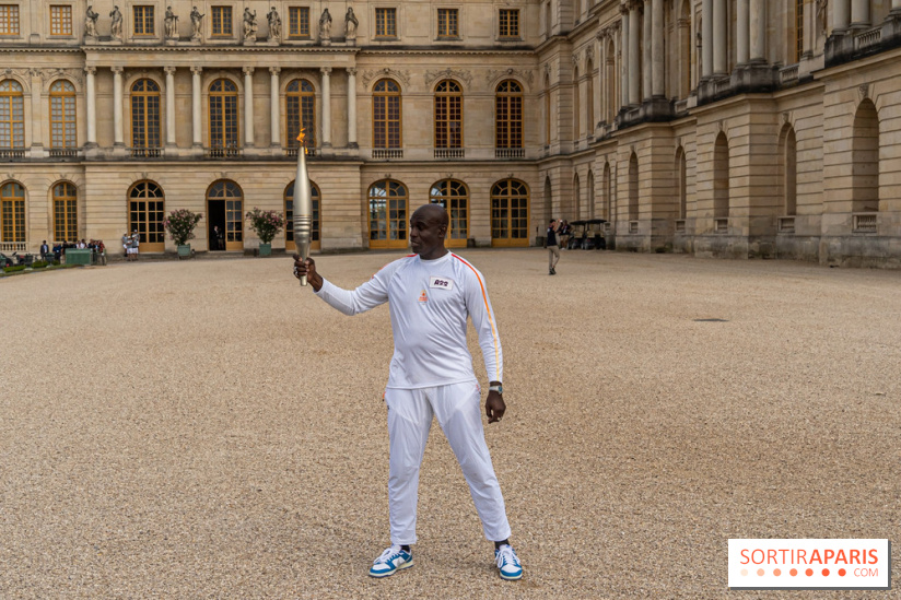 JO Paris 2024 : Les porteurs et relais de la flamme à Versailles -  Steve Toussaint