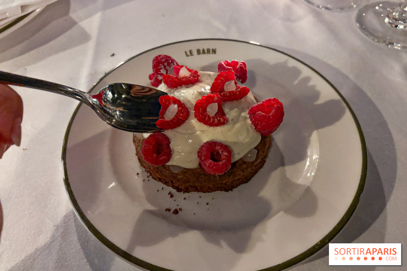 Le Barn Hotel  - la tartelette citron framboise 