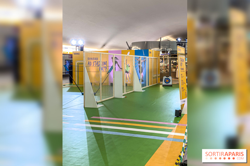 JO de Paris 2024 : animations sportives Stadium RATP à la station Auber - IMG 9269