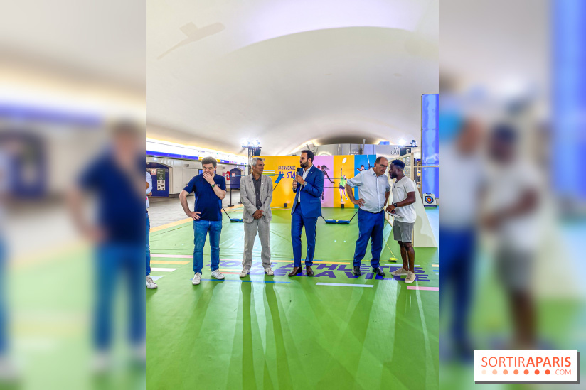 JO de Paris 2024 : animations sportives Stadium RATP à la station Auber