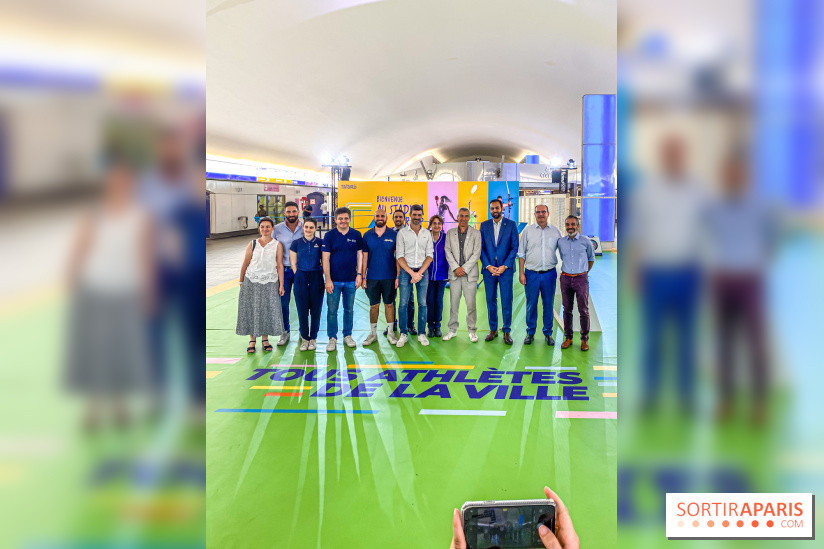 JO de Paris 2024 : animations sportives Stadium RATP à la station Auber