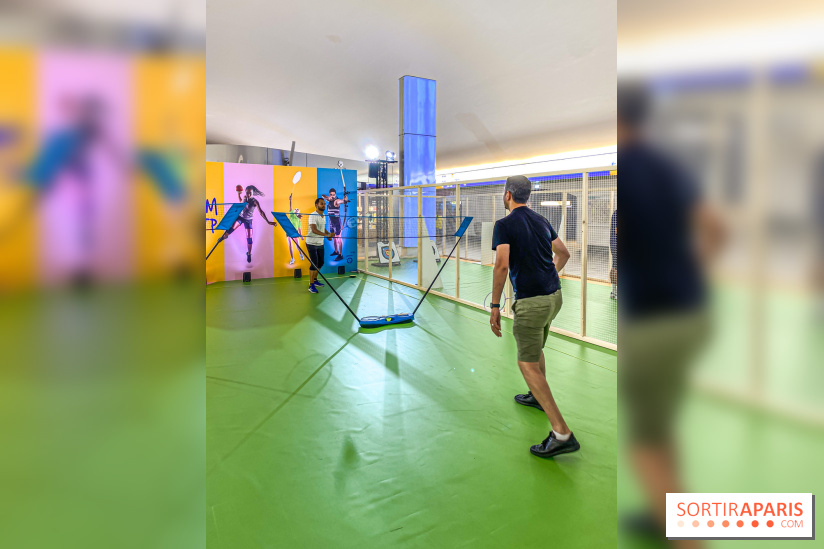 JO de Paris 2024 : animations sportives Stadium RATP à la station Auber - IMG 9290