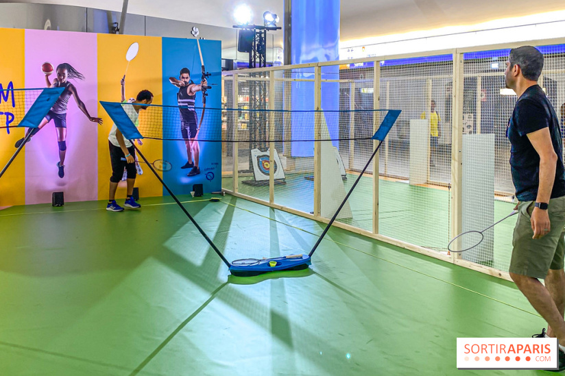 JO de Paris 2024 : animations sportives Stadium RATP à la station Auber - IMG 9291