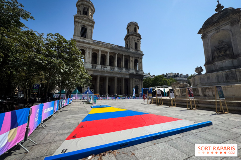 JO Paris 2024 : Fan zone Saint-Sulpice
