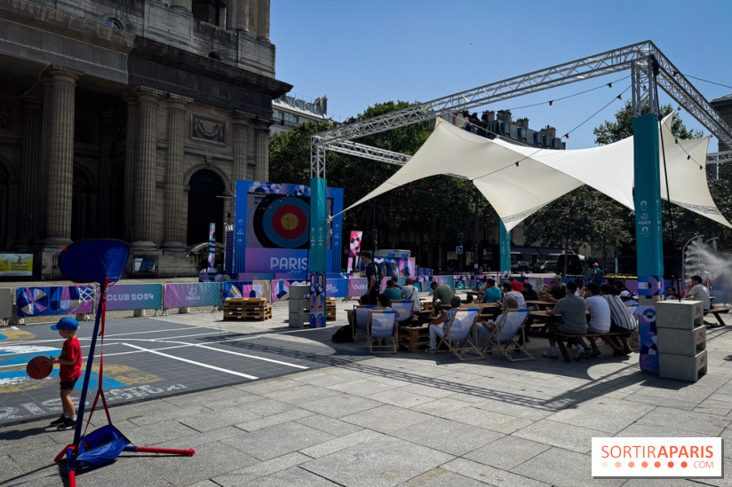JO Paris 2024 : Fan zone Saint-Sulpice