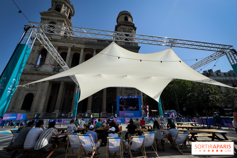 JO Paris 2024 : Fan zone Saint-Sulpice