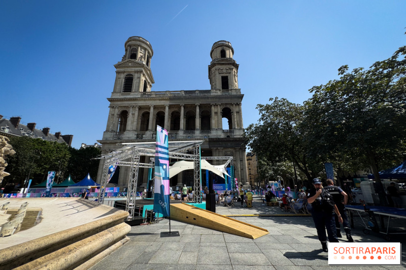 JO Paris 2024 : Fan zone Saint-Sulpice