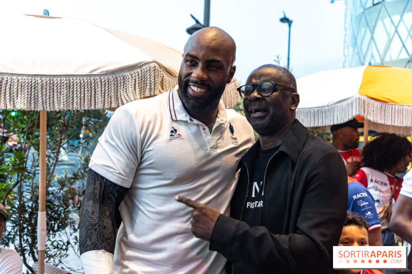 Teddy Riner fête sa 3e médaille d'or olympique à Paris -  A7C1058