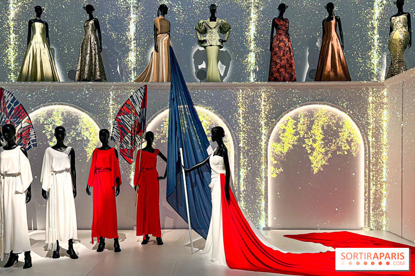 JO paris 2024 : Les tenues de scène de Lady Gaga, Aya Nakamura et Céline Dion exposées à la Galerie Dior