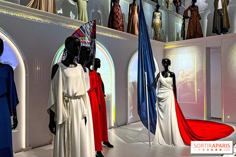JO paris 2024 : Les tenues de scène de Lady Gaga, Aya Nakamura et Céline Dion exposées à la Galerie Dior  - image00022