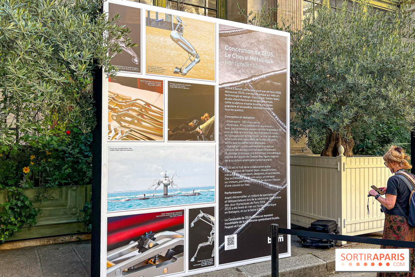 ZEUS, cheval métallique de la cérémonie d'ouverture des JO de Paris 2024 à l'Hôtel de Ville - image00006