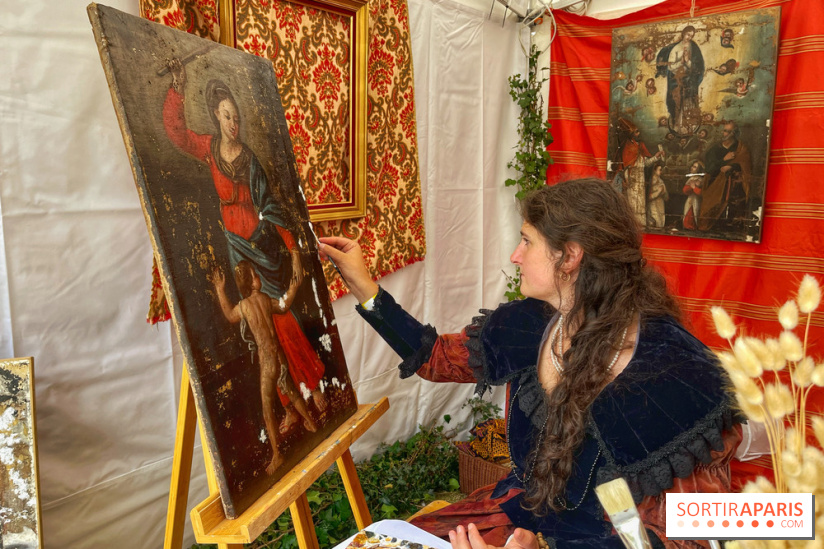 Paris vaut bien une fête - restauration tableau