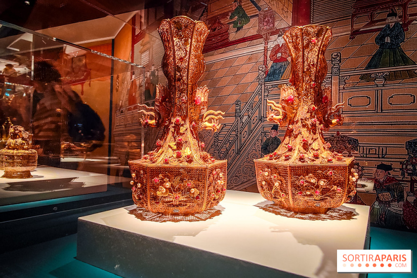 L'or des Ming, l'exposition luxueuse du musée Guimet se dévoile  - IMG20240917172818