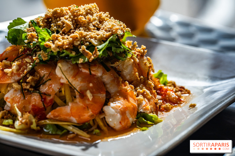 Viet 1331, le restaurant karaoké vietnamien immersif du 13e -  salade mangue et crevettes