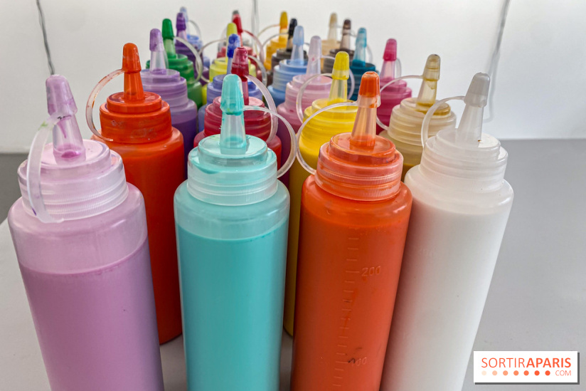 Ateliers de Paint Pouring à la galerie Goldshteyn-Saatort, à deux pas du Louvre - IMG 8432