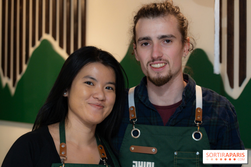 Phin Mi, le coffee shop vietnamien et banh mi Paris 5e -  couple 