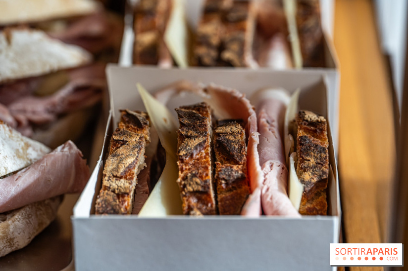 Petite Île Paris, la boulangerie franco-taiwannaise artisanale -  sandwich jambon beurre tranché