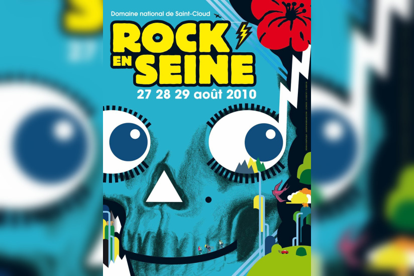 Rock en seine 2010 
Affiche