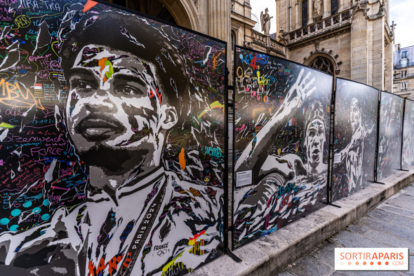 Les visages des Jeux, l'exposition street-art gratuite de Jo Di Bona à Paris