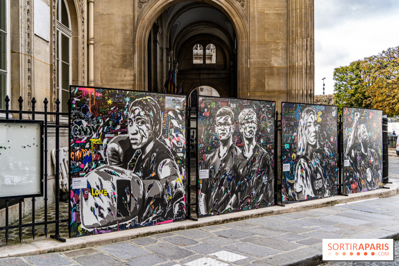 Les visages des Jeux, l'exposition street-art gratuite de Jo Di Bona à Paris