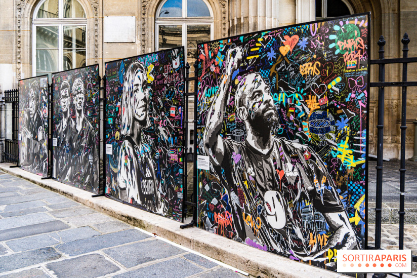 Les visages des Jeux, l'exposition street-art gratuite de Jo Di Bona à Paris